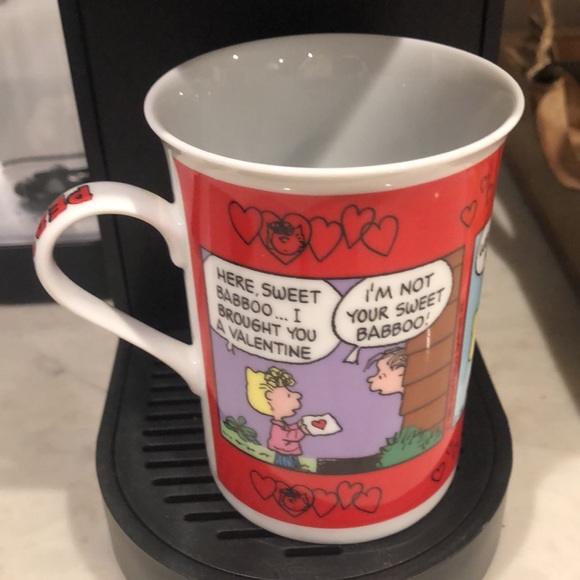 Danbury Mint Porcelain February Calendar Mug Red - Picture 3 of 6